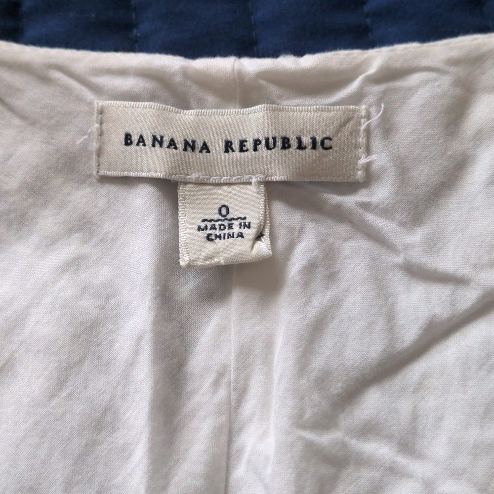 Vintage Banana Republic White Sleeveless V-Neck Midi Dress, Size 0 - Picture 3 of 6